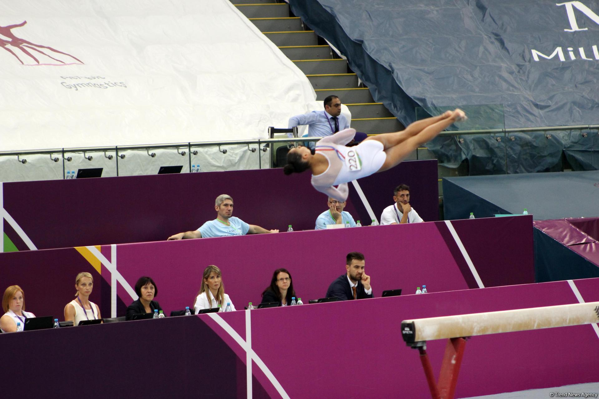 EYOF Baku 2019: Стартовал заключительный день соревнований по спортивной гимнастике (ФОТО)