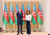 Azerbaijani first VP meets with French minister of economy and finance (PHOTO)