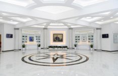 Azerbaijani president, first lady inaugurate Youth Center in Pirallahi district (PHOTO)