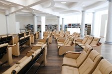 Azerbaijani president, first lady inaugurate Youth Center in Pirallahi district (PHOTO)