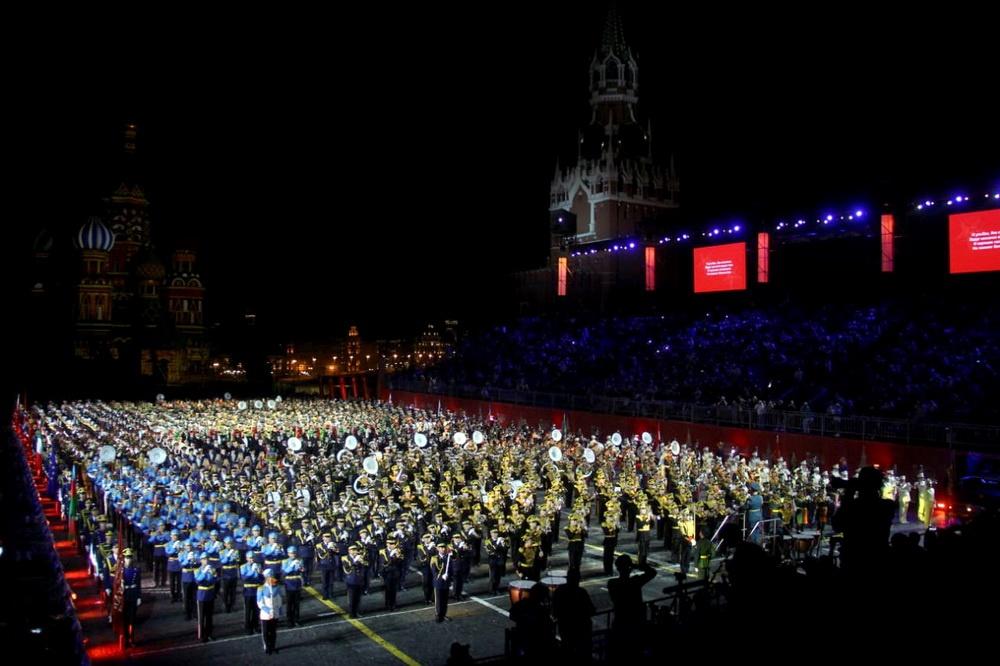 Азербайджанский оркестр на Международном фестивале "Спасская башня" (ФОТО/ВИДЕО)