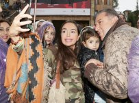 Вице-президент Фонда Гейдара Алиева Лейла Алиева ознакомилась с павильонами, организованными на Фестивале винограда и вина (ФОТО)