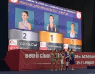 Winners of Azerbaijan and Baku Championships in Rhythmic Gymnastics in exercises with rope and ball awarded (PHOTO)