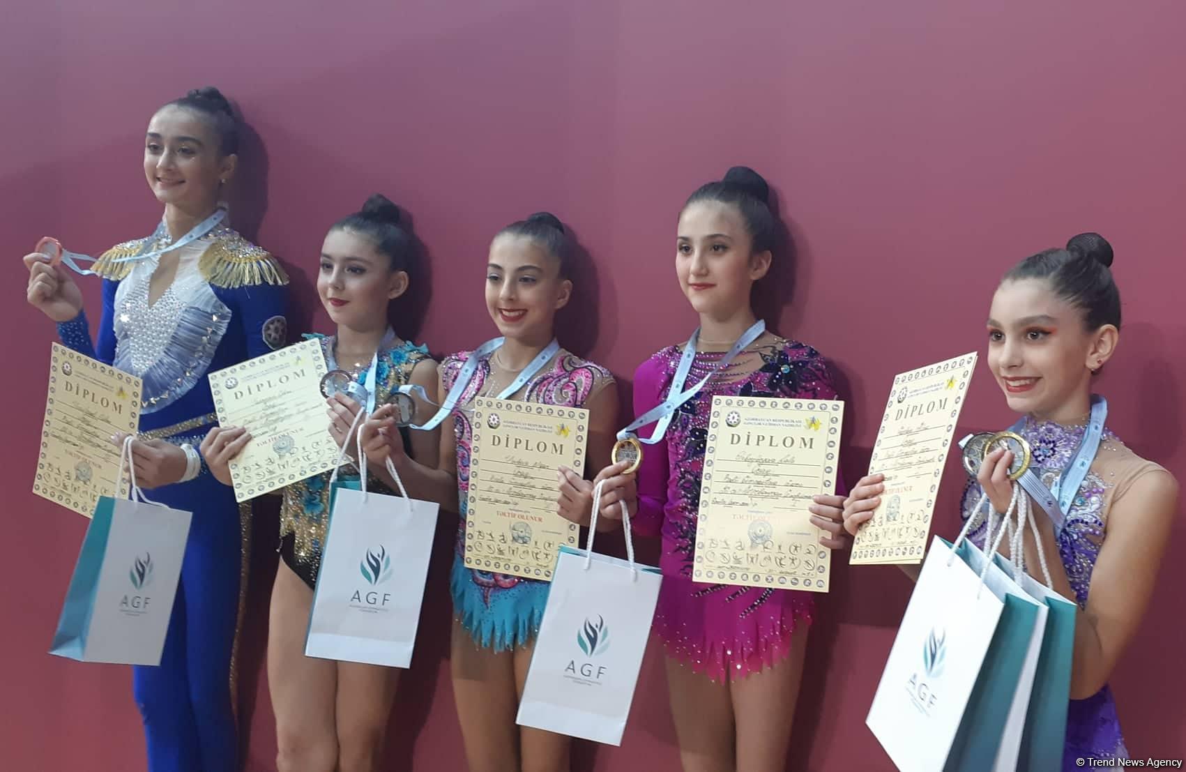 Winners of Azerbaijan and Baku Championships in Rhythmic Gymnastics in exercises with rope and ball awarded (PHOTO)