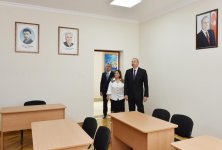 Президент Ильхам Алиев ознакомился с состоянием школы номер 101 в Сураханском районе Баку после капремонта и реконструкции  (ФОТО)