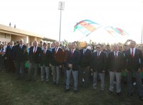 Вице-президент Фонда Гейдара Алиева Лейла Алиева наблюдала за финальной встречей 7-го Кубка мира по арена поло в Баку (ФОТО)