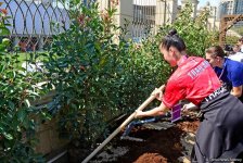 В рамках 37-го Чемпионата мира по художественной гимнастике прошла акция по посадке деревьев (ФОТО)