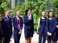 В рамках 37-го Чемпионата мира по художественной гимнастике прошла акция по посадке деревьев (ФОТО)