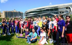 В рамках 37-го Чемпионата мира по художественной гимнастике прошла акция по посадке деревьев (ФОТО)