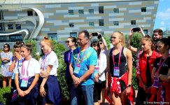 В рамках 37-го Чемпионата мира по художественной гимнастике прошла акция по посадке деревьев (ФОТО)
