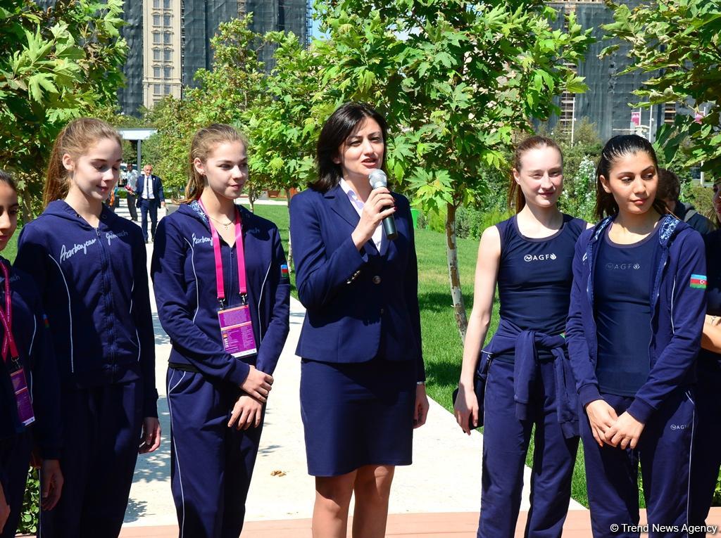 В рамках 37-го Чемпионата мира по художественной гимнастике прошла акция по посадке деревьев (ФОТО)