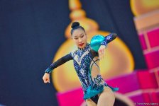 Лучшие моменты второго дня Чемпионата мира по художественной гимнастике в Баку (ФОТО)