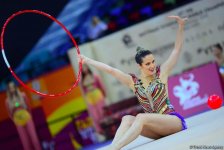Лучшие моменты второго дня Чемпионата мира по художественной гимнастике в Баку (ФОТО)