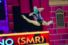 Лучшие моменты второго дня Чемпионата мира по художественной гимнастике в Баку (ФОТО)