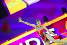 Лучшие моменты второго дня Чемпионата мира по художественной гимнастике в Баку (ФОТО)