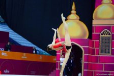 Лучшие моменты второго дня Чемпионата мира по художественной гимнастике в Баку (ФОТО)