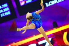 Лучшие моменты второго дня Чемпионата мира по художественной гимнастике в Баку (ФОТО)
