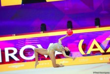 Лучшие моменты второго дня Чемпионата мира по художественной гимнастике в Баку (ФОТО)