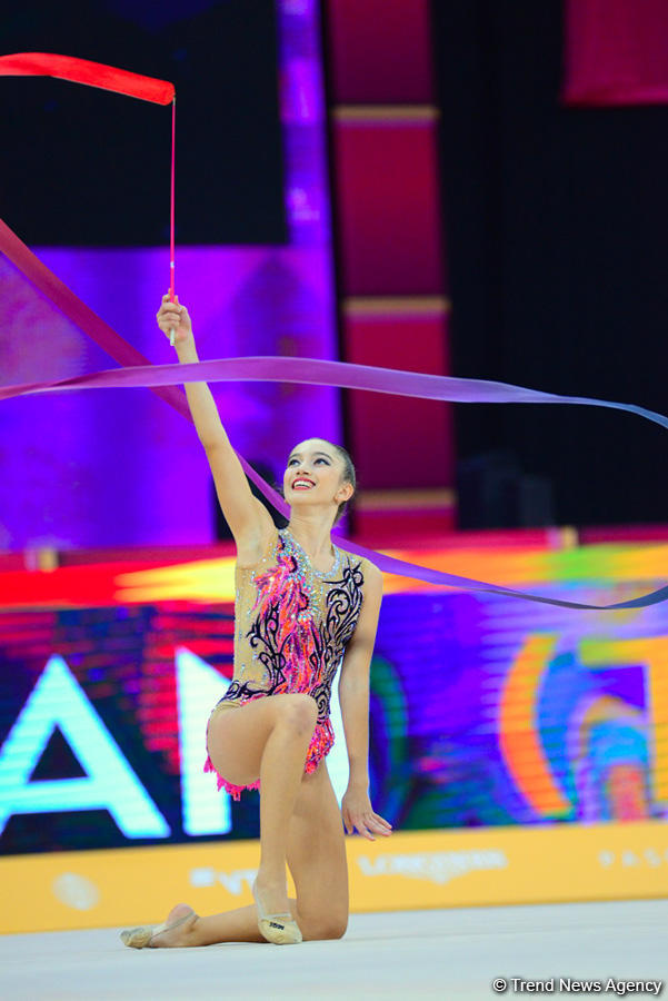 Best moments of Day 3 in 37th Rhythmic Gymnastics World Championships in Baku (PHOTO)