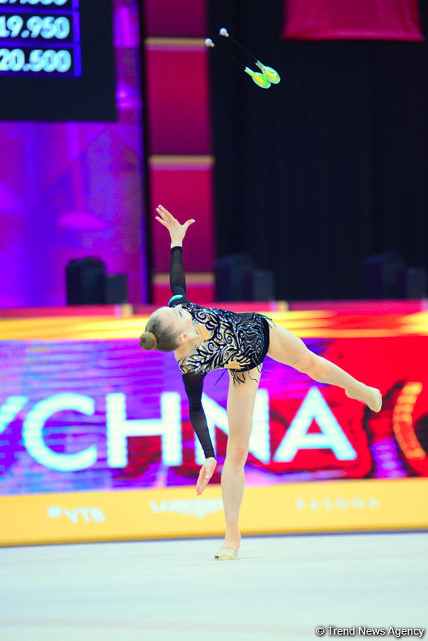 Best moments of Day 3 in 37th Rhythmic Gymnastics World Championships in Baku (PHOTO)