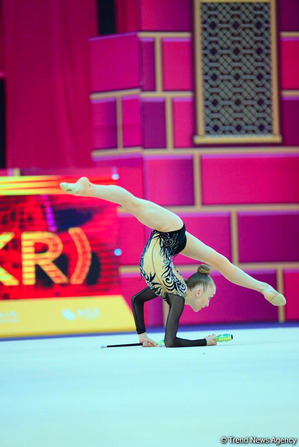 Best moments of Day 3 in 37th Rhythmic Gymnastics World Championships in Baku (PHOTO)