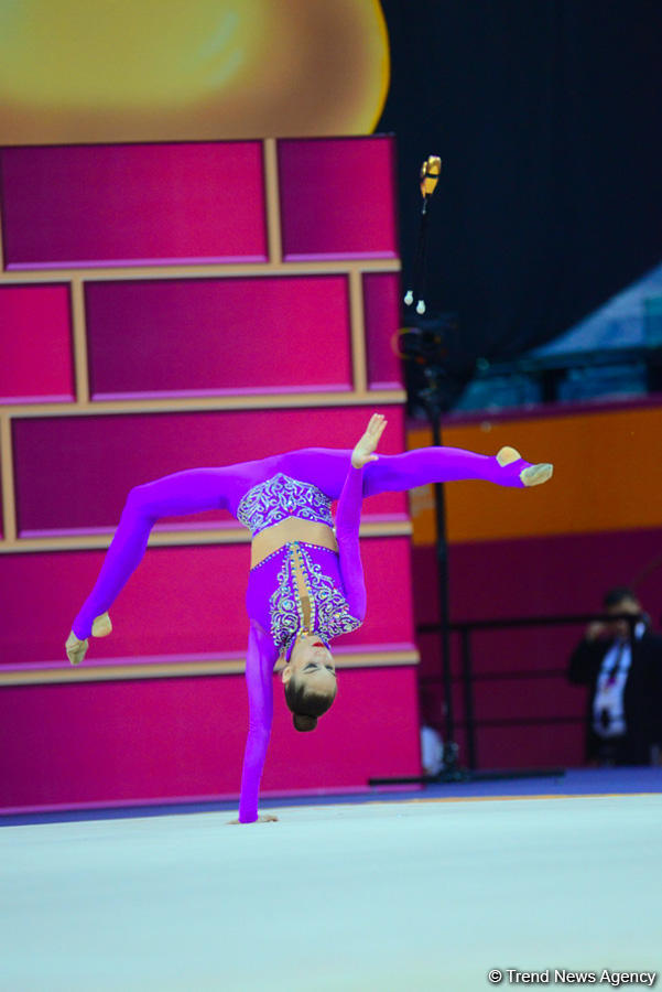 Best moments of Day 3 in 37th Rhythmic Gymnastics World Championships in Baku (PHOTO)