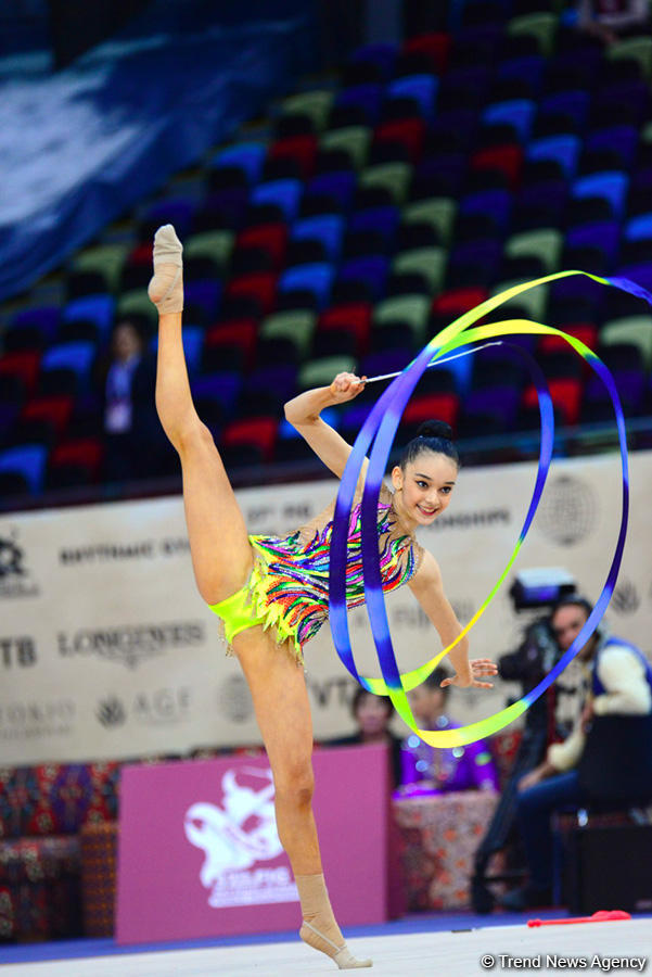 Best moments of Day 3 in 37th Rhythmic Gymnastics World Championships in Baku (PHOTO)