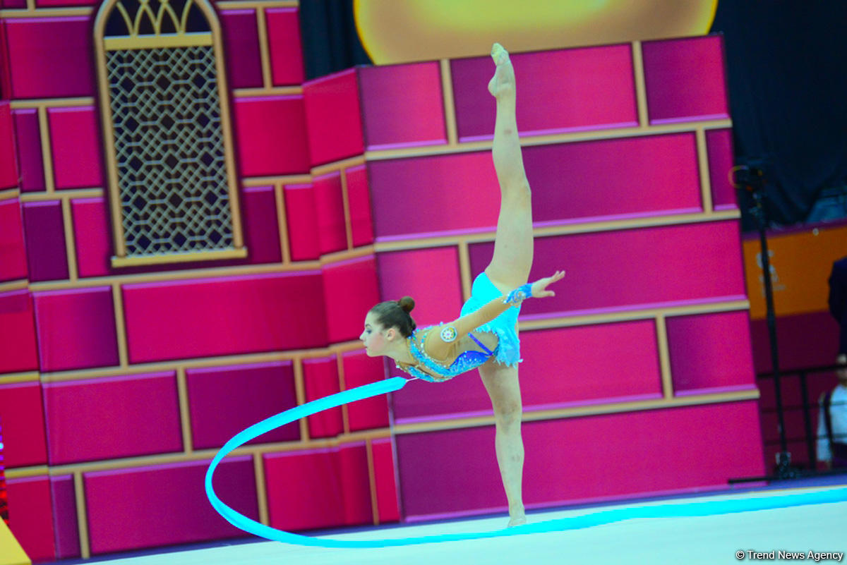 Best moments of Day 3 in 37th Rhythmic Gymnastics World Championships in Baku (PHOTO)