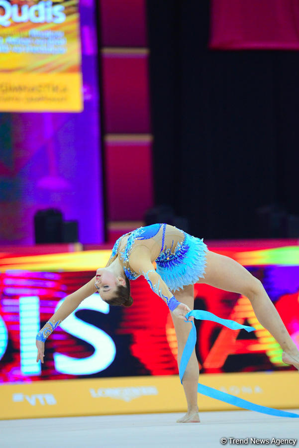 Best moments of Day 3 in 37th Rhythmic Gymnastics World Championships in Baku (PHOTO)