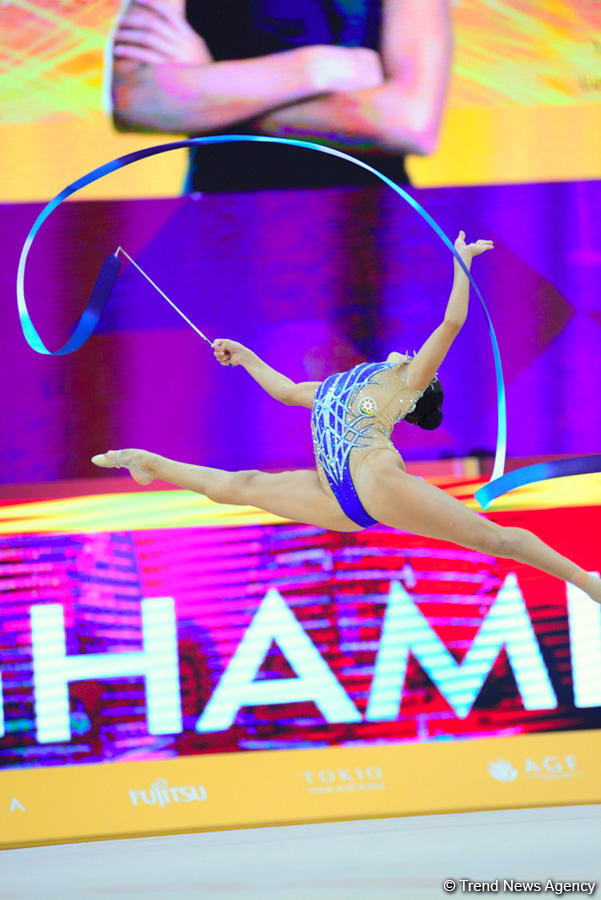 Best moments of Day 3 in 37th Rhythmic Gymnastics World Championships in Baku (PHOTO)