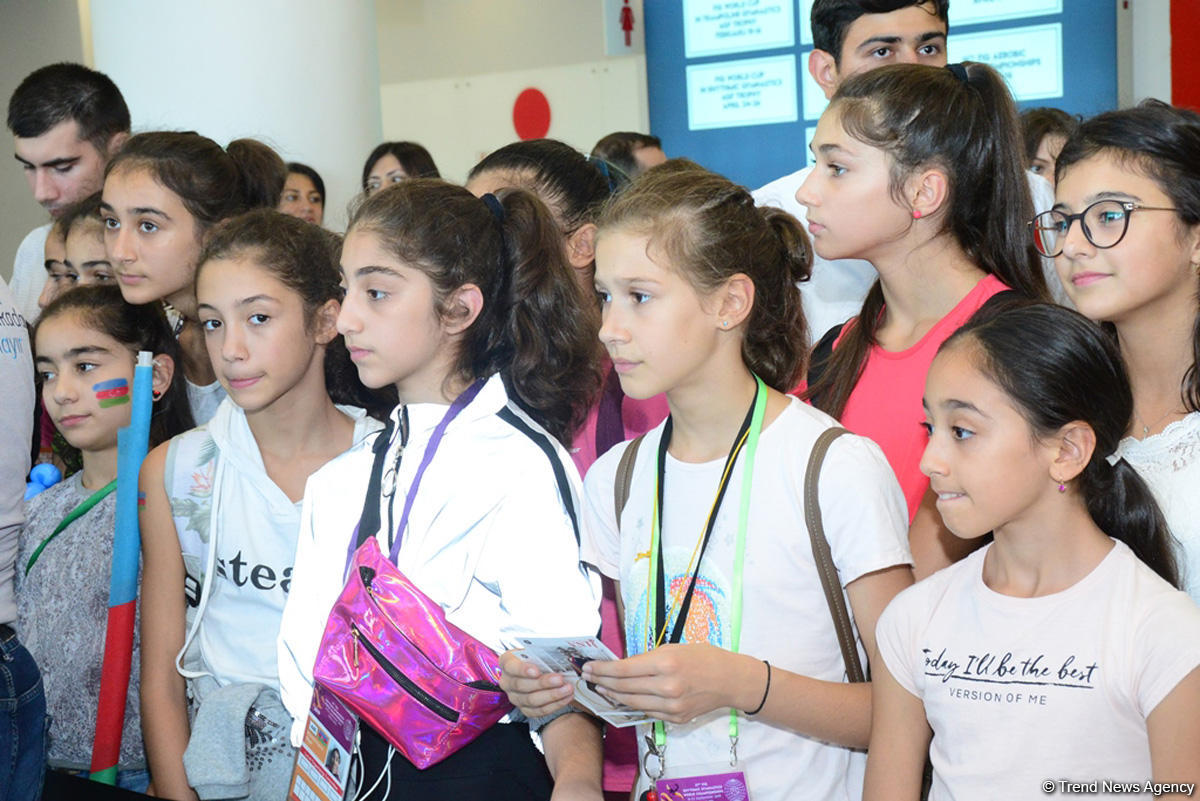 Gymnastic ribbon of Yana Batyrshina sold for 2,500 euros at auction in Baku (PHOTO)
