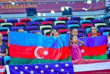 В Национальной арене гимнастики в Баку продолжаются соревнования Чемпионата мира (ФОТО)