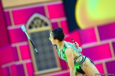 В Национальной арене гимнастики в Баку продолжаются соревнования Чемпионата мира (ФОТО)
