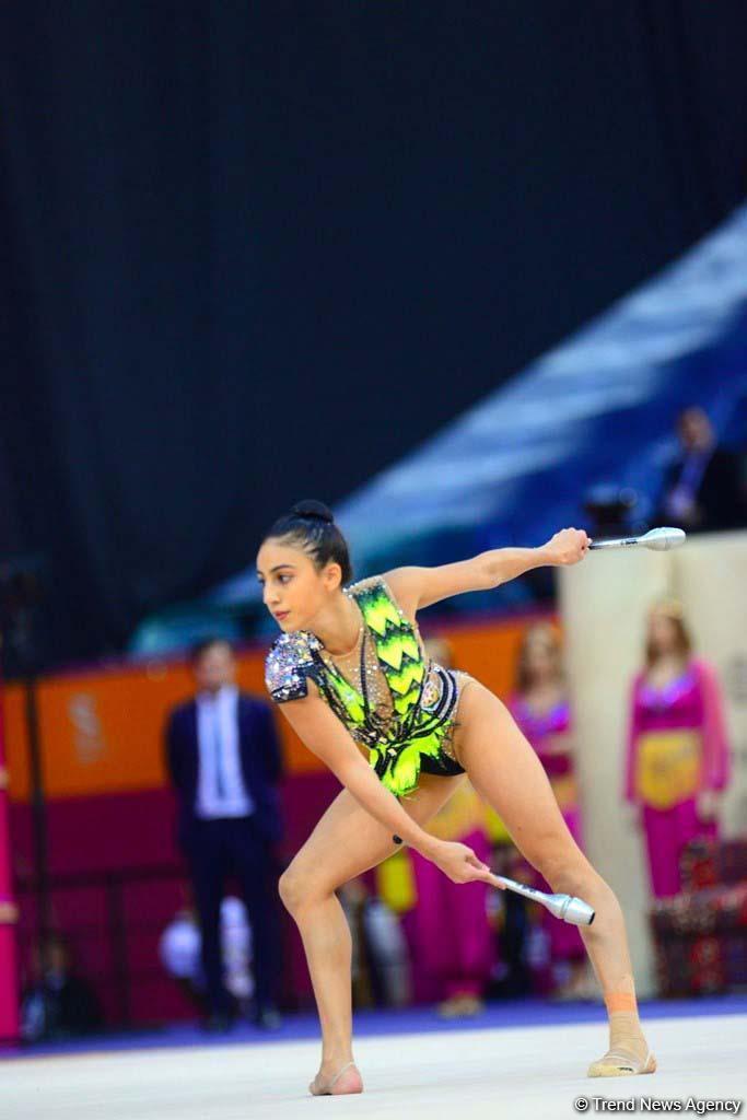 Results of Azerbaijani gymnasts on day 4 of 37th World Rhythmic Gymnastics Championships in Baku (PHOTO)
