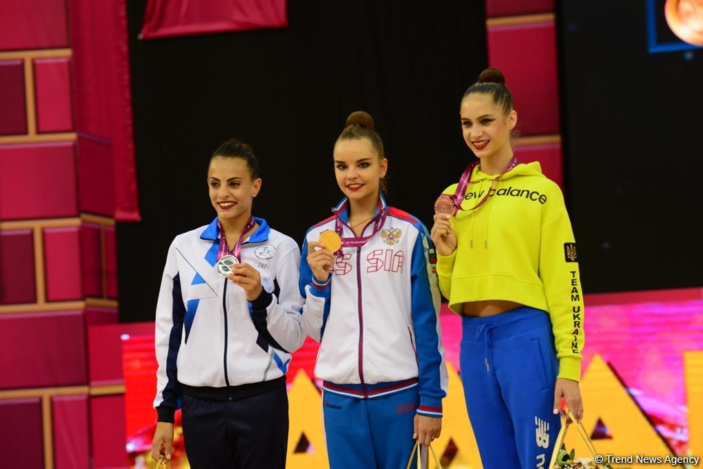 Awarding ceremony of winners of 37th Rhythmic Gymnastics World Championships held in Baku (PHOTO)