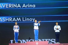 В Баку прошла церемония награждения победителей Чемпионата мира по художественной гимнастике (ФОТО)