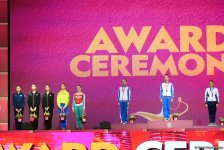 В Баку прошла церемония награждения победителей Чемпионата мира по художественной гимнастике (ФОТО)