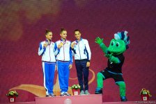 В Баку прошла церемония награждения победителей Чемпионата мира по художественной гимнастике (ФОТО)