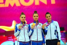 В Баку прошла церемония награждения победителей Чемпионата мира по художественной гимнастике (ФОТО)