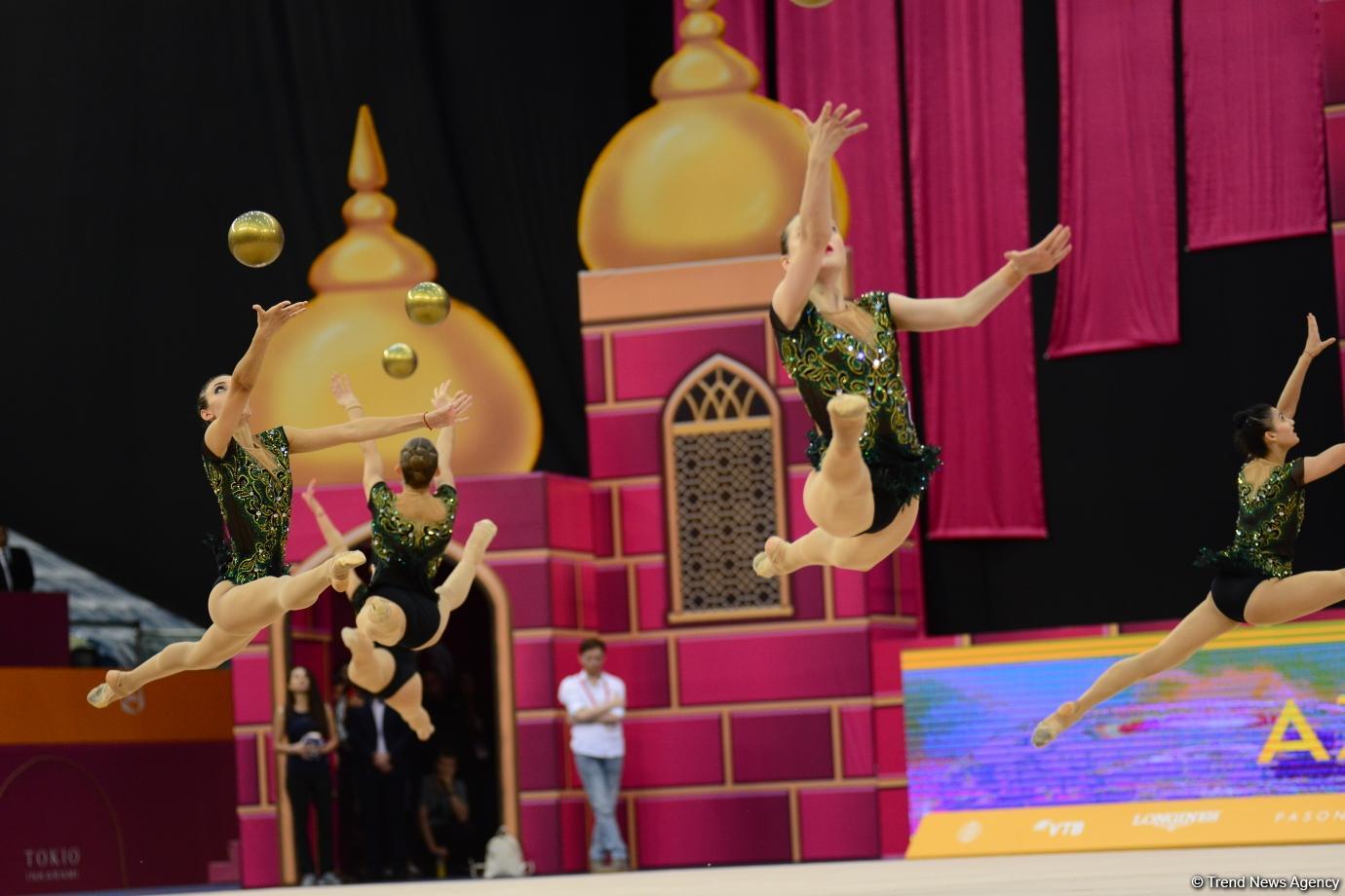 Azerbaijani team gets license for Tokyo 2020 in group exercises (PHOTO)