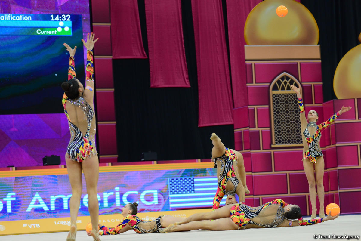 Day 6 of competitions in 37th Rhythmic Gymnastics World Championships kicks off in Baku (PHOTO)