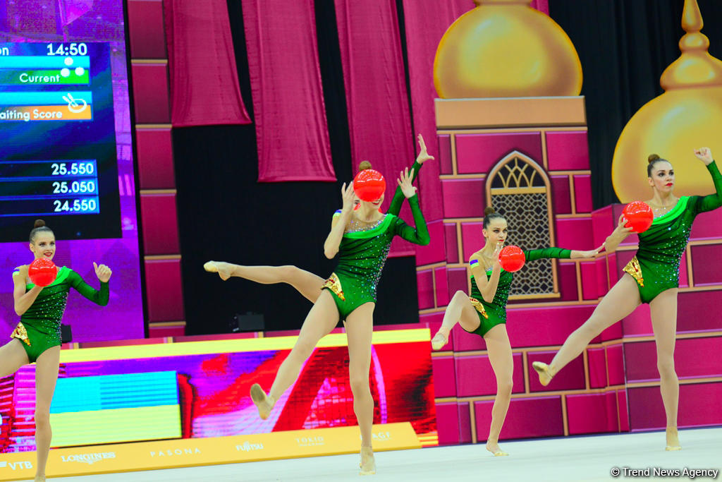 Day 6 of competitions in 37th Rhythmic Gymnastics World Championships kicks off in Baku (PHOTO)
