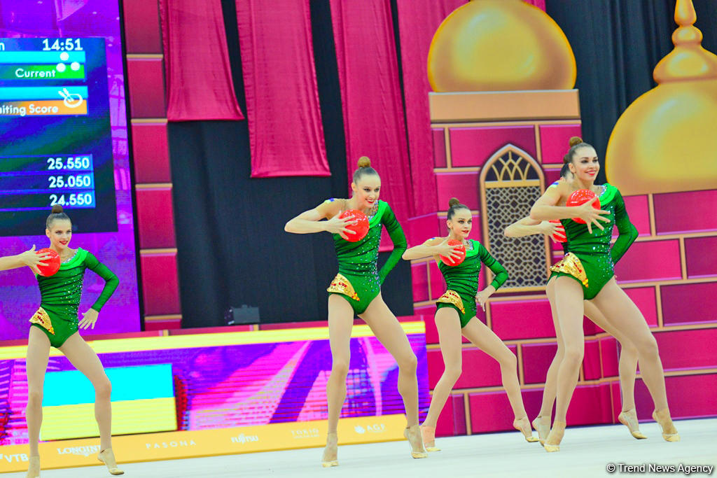 Day 6 of competitions in 37th Rhythmic Gymnastics World Championships kicks off in Baku (PHOTO)