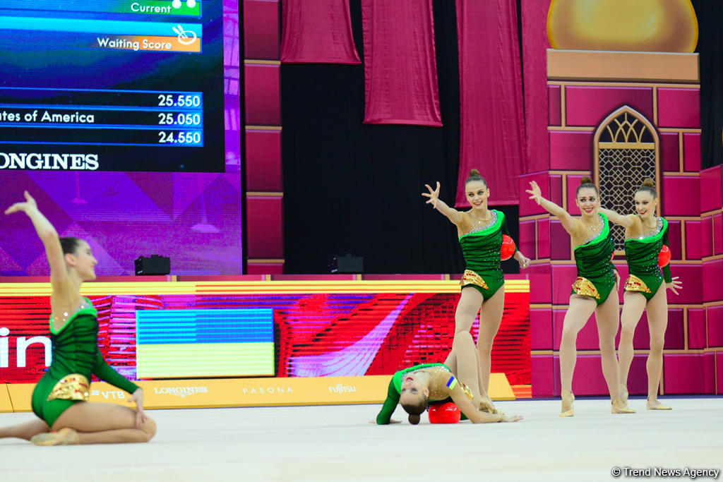 Day 6 of competitions in 37th Rhythmic Gymnastics World Championships kicks off in Baku (PHOTO)