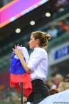 В Национальной арене гимнастики продолжаются соревнования команд в групповых упражнениях в рамках Чемпионата мира в Баку (ФОТО)