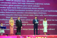 Грандиозная церемония закрытия 37-го Чемпионата мира по художественной гимнастике в Баку (ВИДЕО, ФОТО)