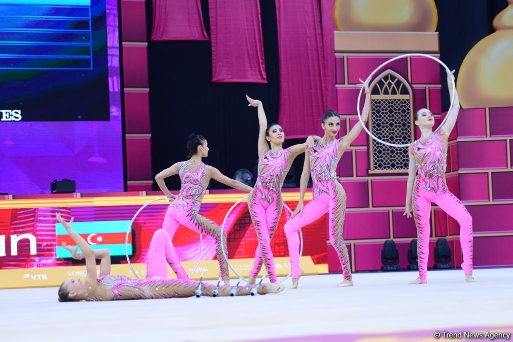 Лучшие моменты заключительного дня Чемпионата мира по художественной гимнастике в Баку (ФОТО)