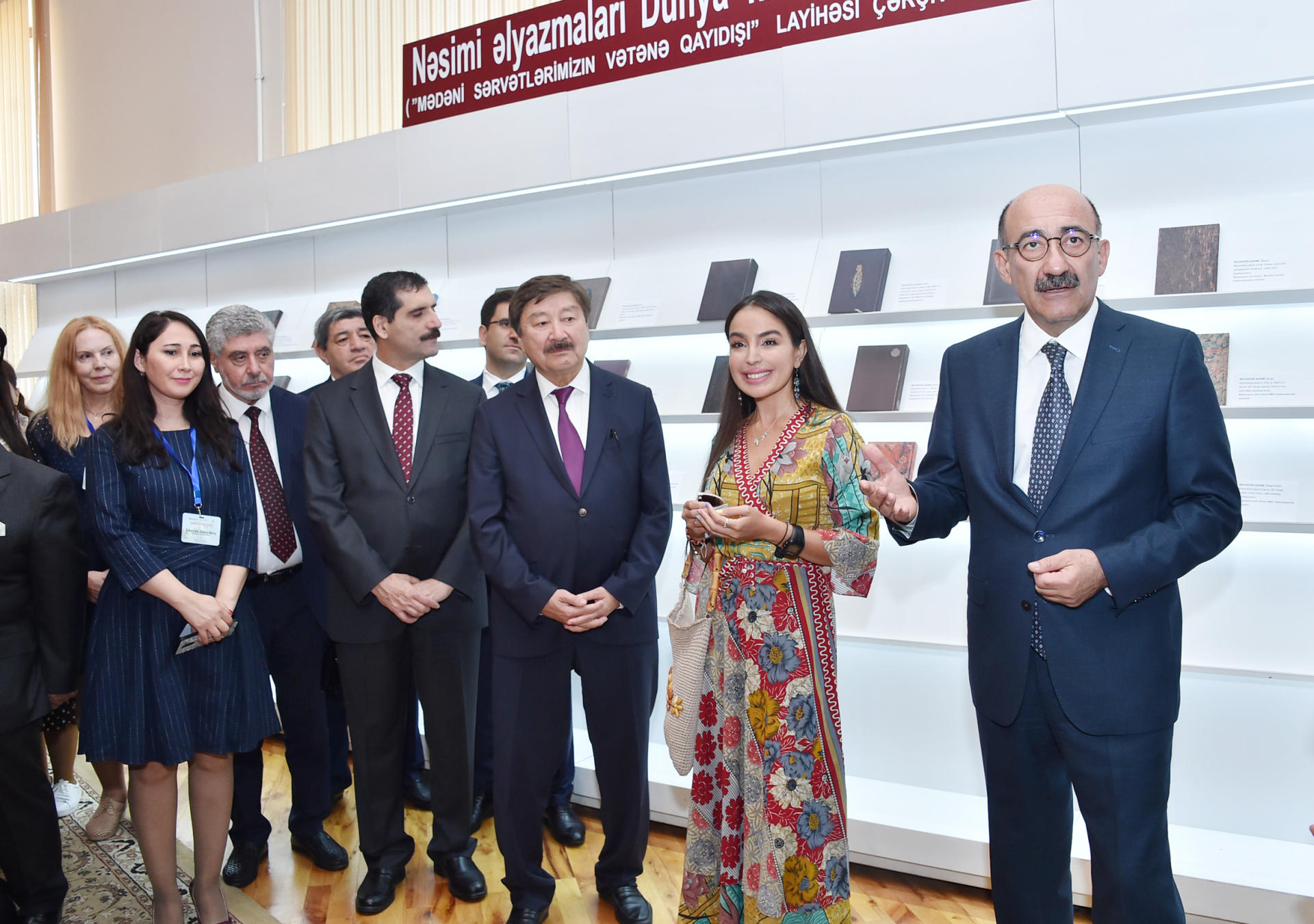 Heydar Aliyev Foundation VP attends opening of "Nasimi Manuscripts in World Libraries" exhibition (PHOTO)