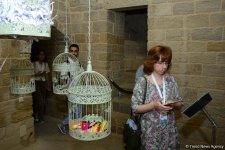 В рамках Фестиваля Насими во Дворце Ширваншахов открылась выставка İrfani sirlər (ФОТО)