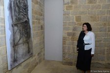 В рамках Фестиваля Насими во Дворце Ширваншахов открылась выставка İrfani sirlər (ФОТО)